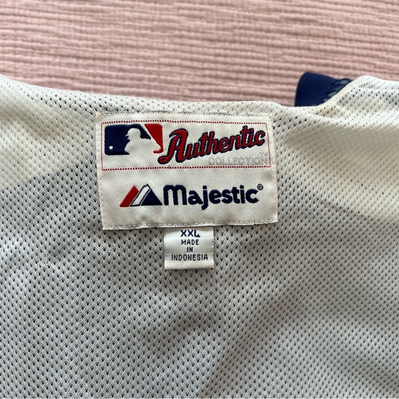 SOLD: Vintage Majestic Los Angeles Dodgers Warm Up Jacket Pullover MLB Size XXL - Picture 5 of 7